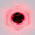 Sportime Airhockey LED-Puck sechseckig Rot