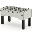 Sportime Tischkicker Match Hamilton White, White Guardian vs. Black Dragon, Spielfeld: Grau