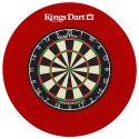 Kings Dart Dart-Set "Profi" Professional HD (Zahlenring Kunststoff), Rot