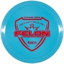 Dynamic Discs Felon, Fuzion, Fairway Driver, 9/3/0,5/4 Turquoise Met. Red 173 g