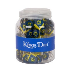 Kings Dart 50 Stück Steeldartpfeile, 20 g