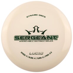 Dynamic Discs Seargeant, Lucid, Distance Driver, 11/4/0/2.5