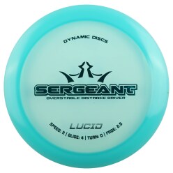 Dynamic Discs Seargeant, Lucid, Distance Driver, 11/4/0/2.5