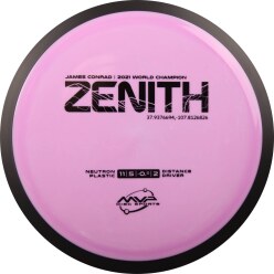 MVP Disc Sports Zenith James Conrad, Neutron, Distance Driver, 11/5/-0.5/2